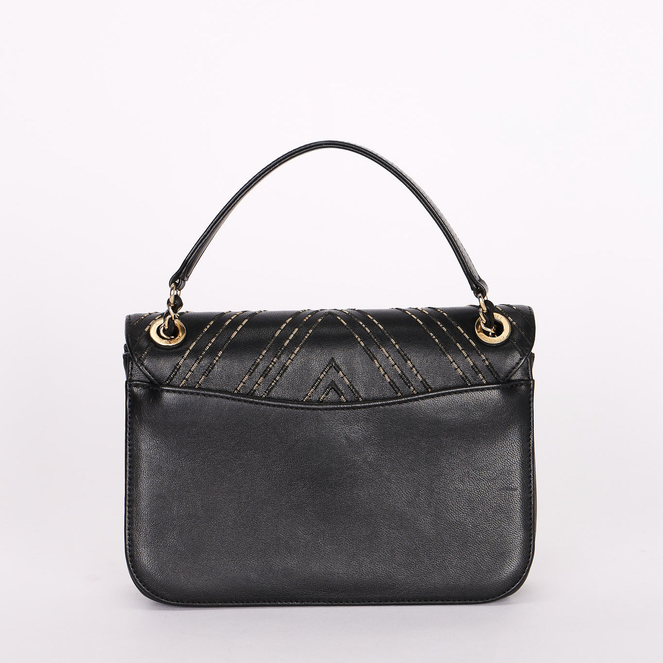 Chanel CC Chain Subtle Flap Black Sheepskin AGHW