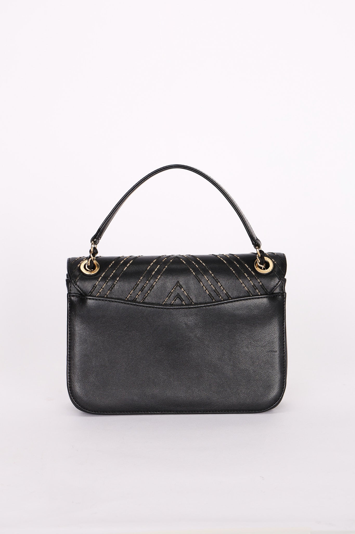 Chanel CC Chain Subtle Flap Black Sheepskin AGHW