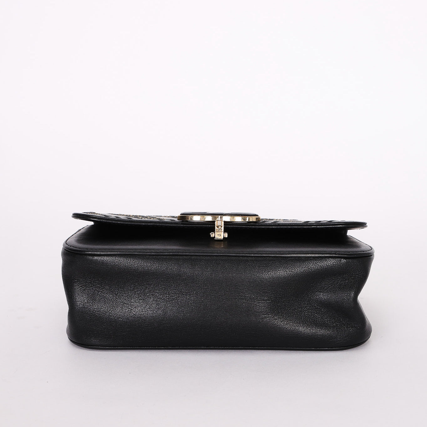 Chanel CC Chain Subtle Flap Black Sheepskin AGHW