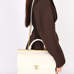 Chanel Bag White Calfskin AGHW