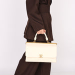 Chanel Bag White Calfskin AGHW