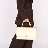 Chanel Bag White Calfskin AGHW