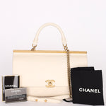 Chanel Bag White Calfskin AGHW