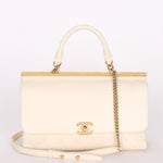 Chanel Bag White Calfskin AGHW