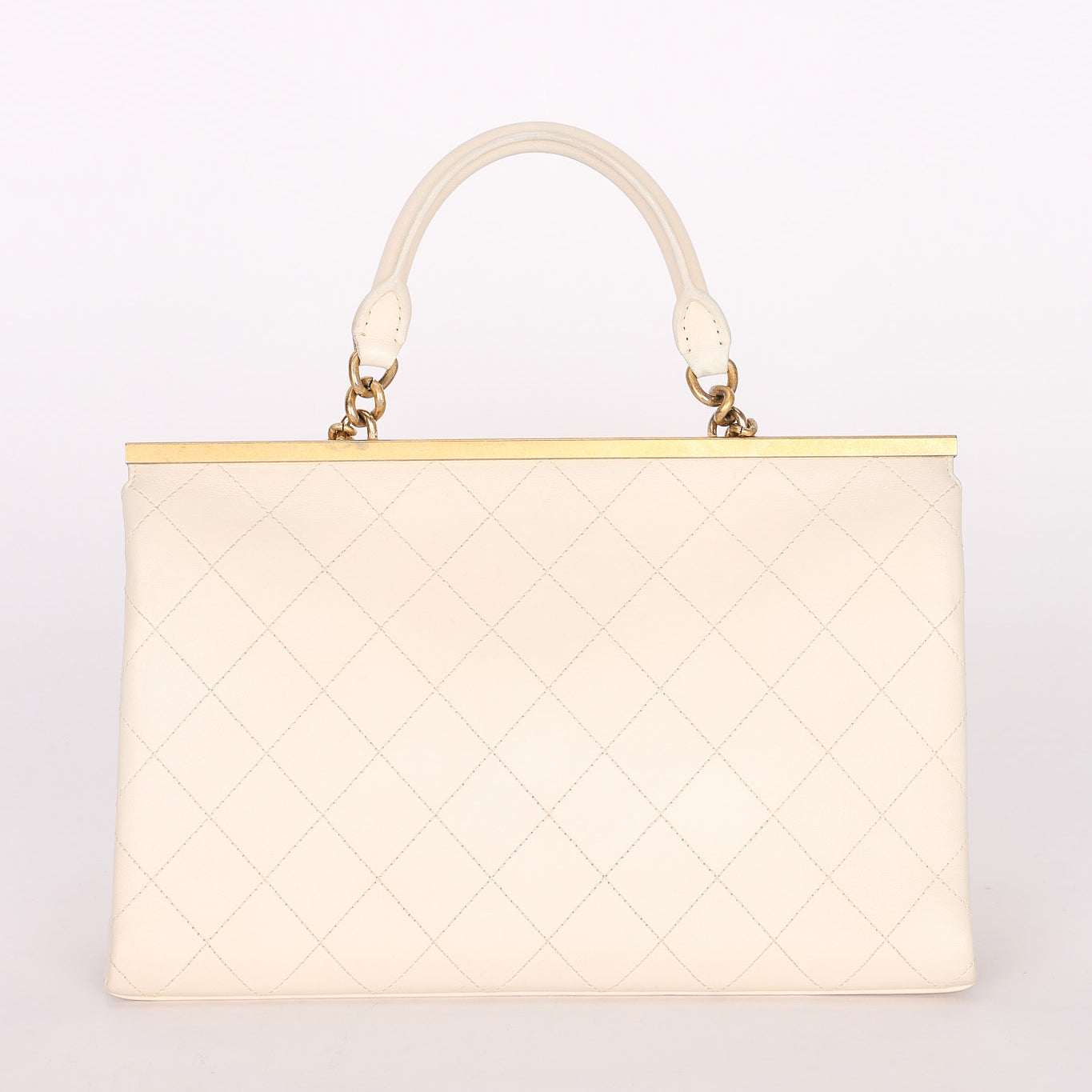 Chanel Bag White Calfskin AGHW