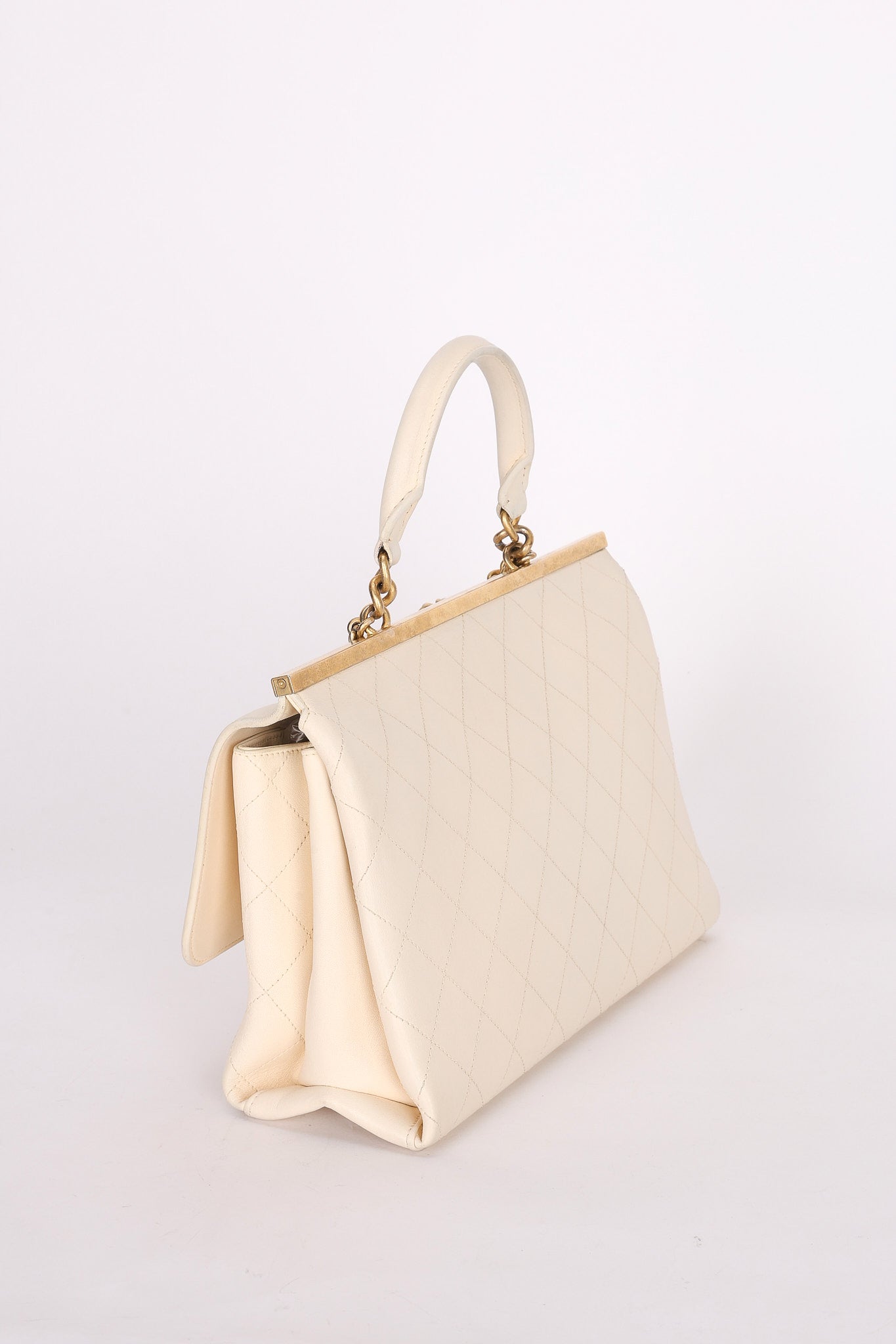 Chanel Bag White Calfskin AGHW