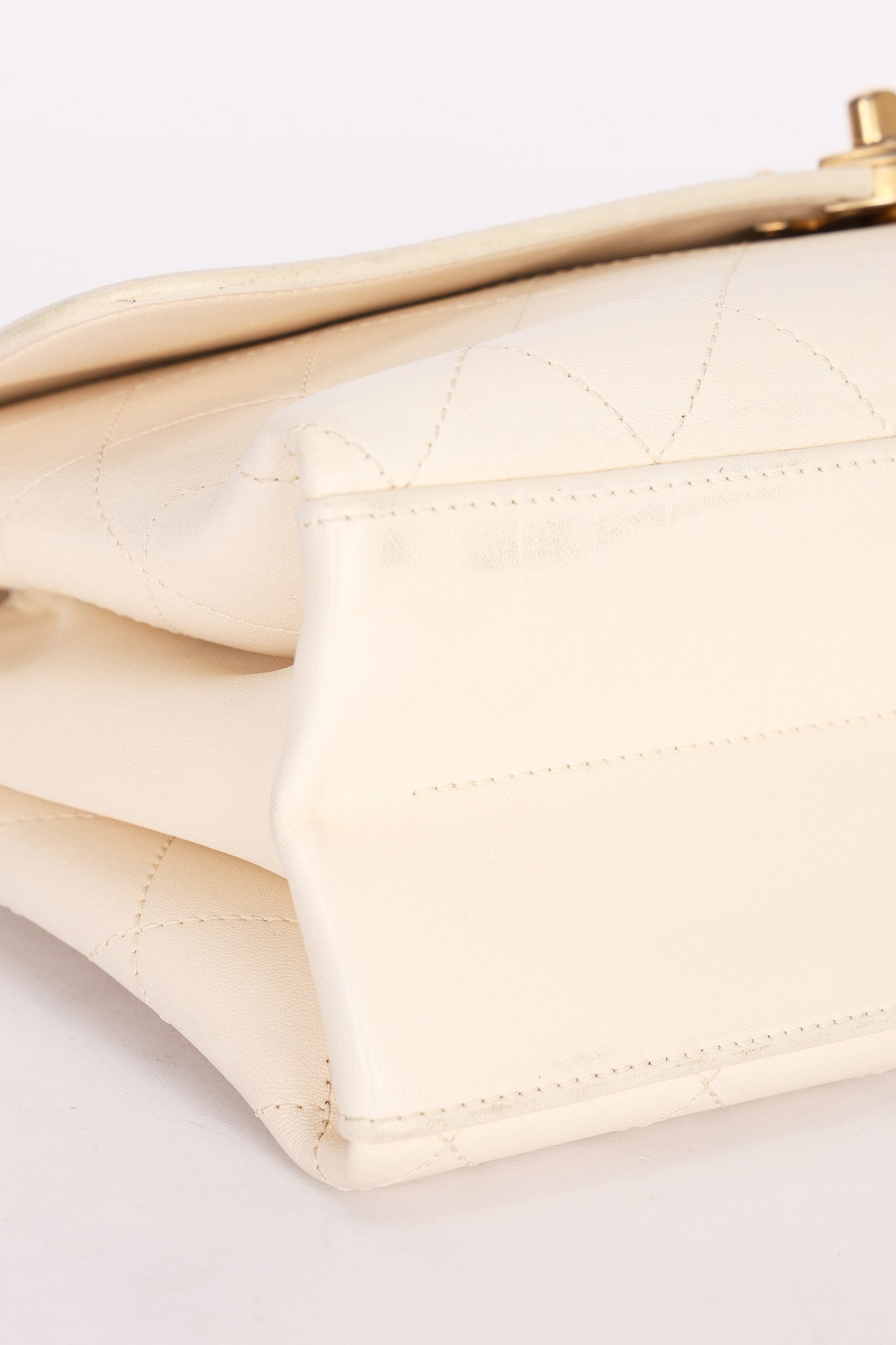 Chanel Bag White Calfskin AGHW