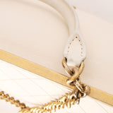 Chanel Bag White Calfskin AGHW