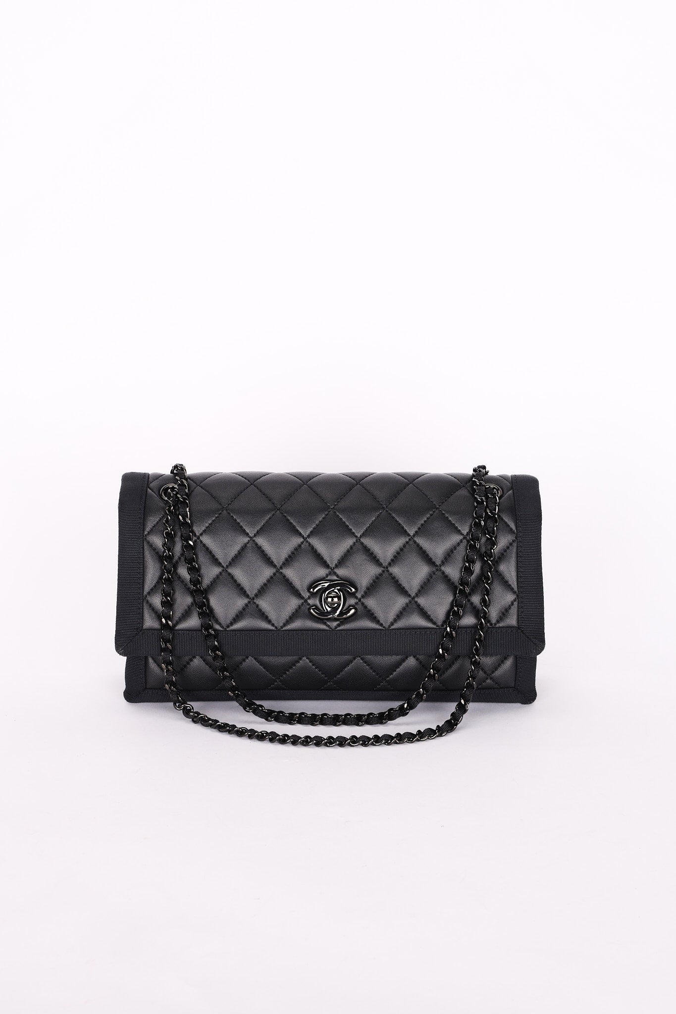 Chanel Bag Black Calfskin DSHW
