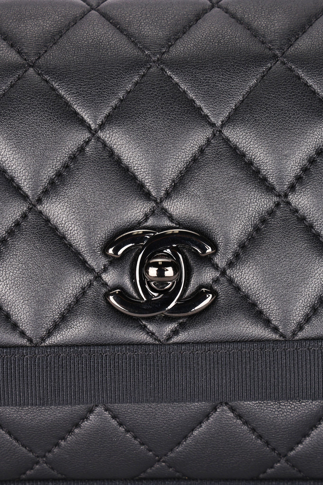 Chanel Bag Black Calfskin DSHW