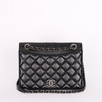 Chanel Bag Black Calfskin RHW