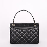 Chanel Bag Black Calfskin RHW