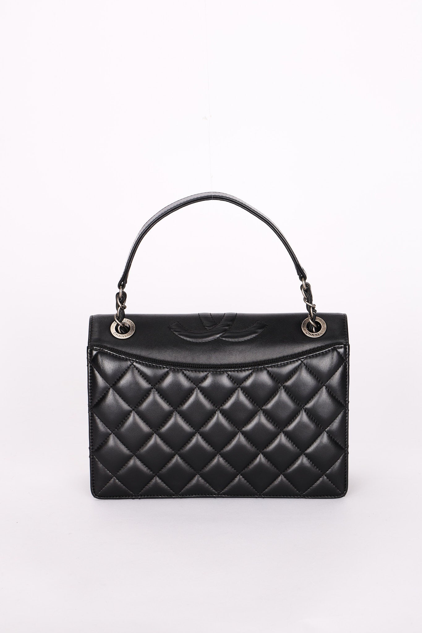 Chanel Bag Black Calfskin RHW