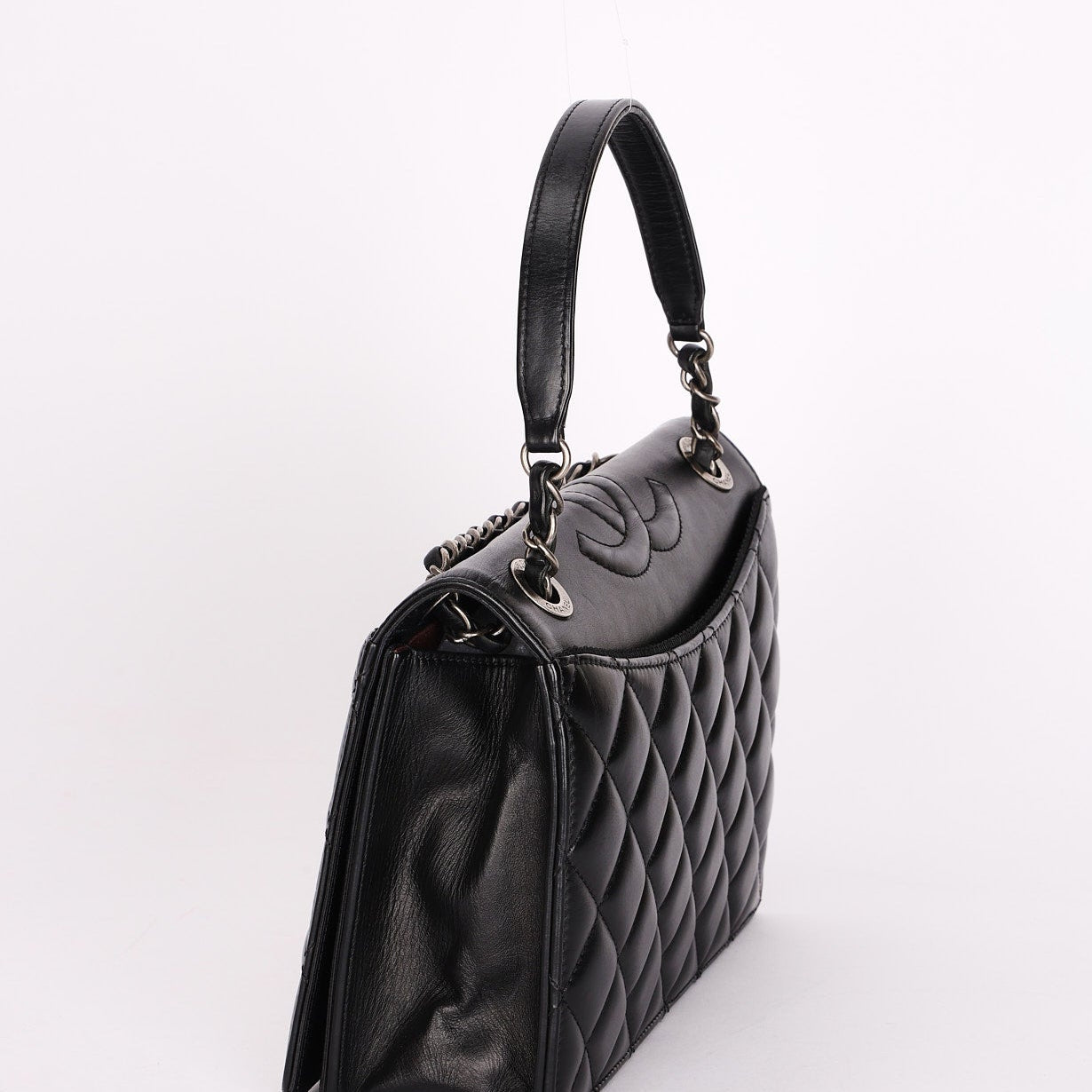 Chanel Bag Black Calfskin RHW