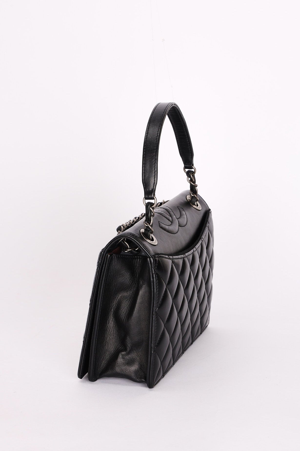 Chanel Bag Black Calfskin RHW