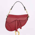 Dior Mini Saddle Bag Bordeaux