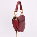 Dior Mini Saddle Bag Bordeaux