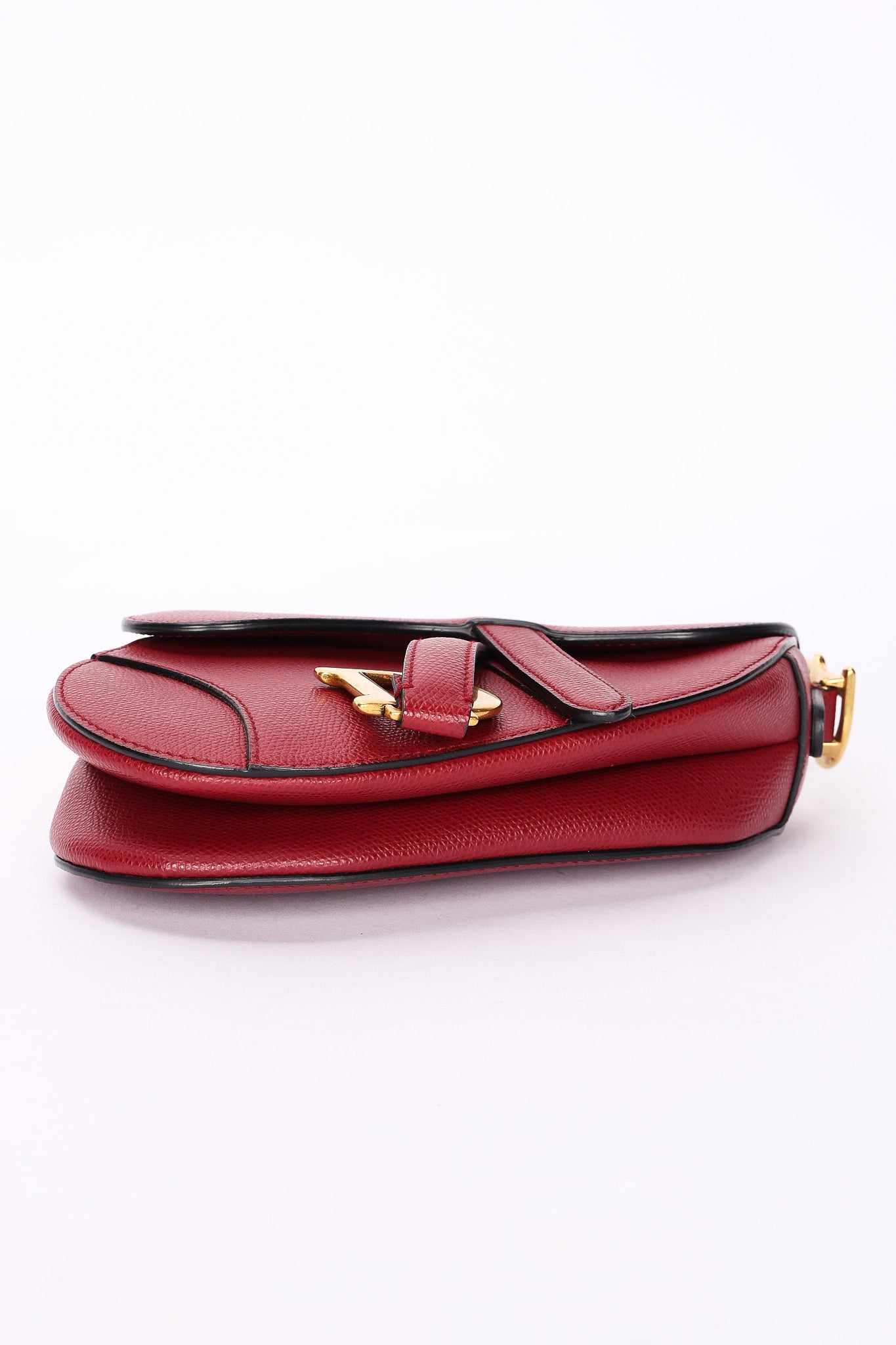 Dior Mini Saddle Bag Bordeaux