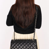 Chanel Jumbo Classic Double Flap Black Lambskin SHW