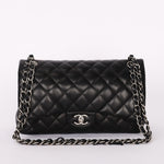 Chanel Jumbo Classic Double Flap Black Lambskin SHW