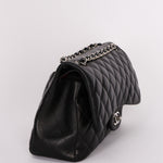 Chanel Jumbo Classic Double Flap Black Lambskin SHW
