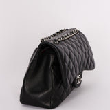 Chanel Jumbo Classic Double Flap Black Lambskin SHW
