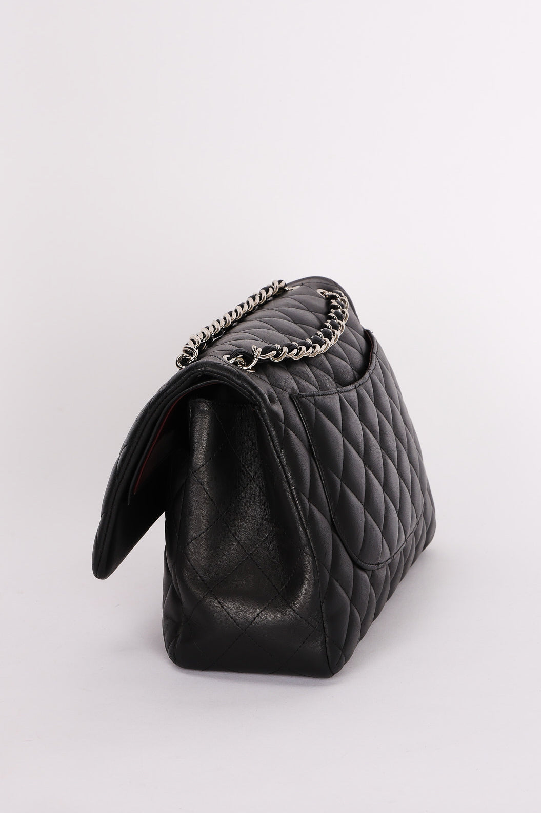Chanel Jumbo Classic Double Flap Black Lambskin SHW