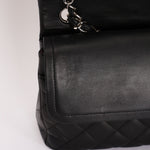Chanel Jumbo Classic Double Flap Black Lambskin SHW