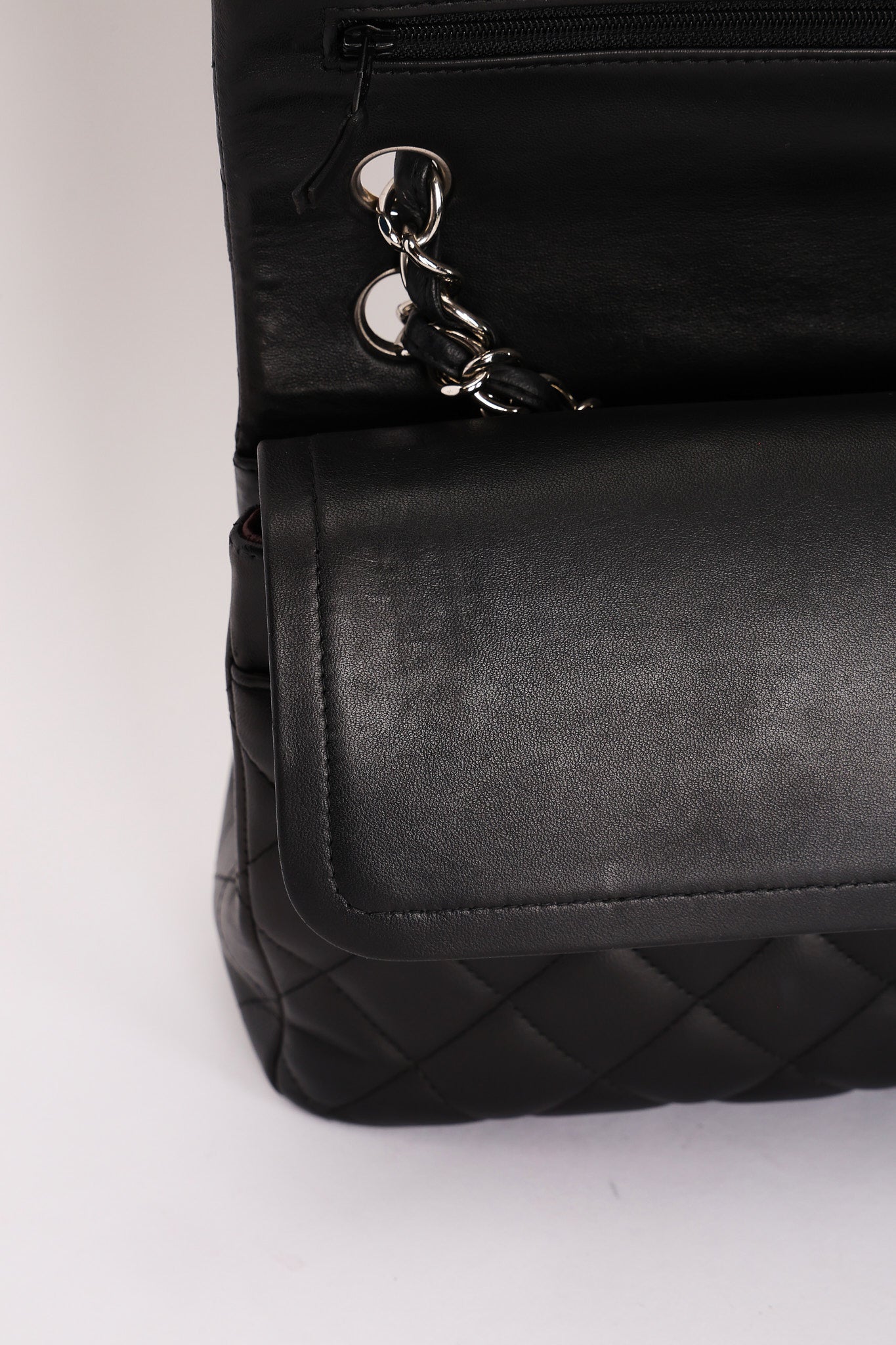 Chanel Jumbo Classic Double Flap Black Lambskin SHW
