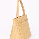 Chanel Timeless Medallion Tote Beige Caviar 2003 GHW