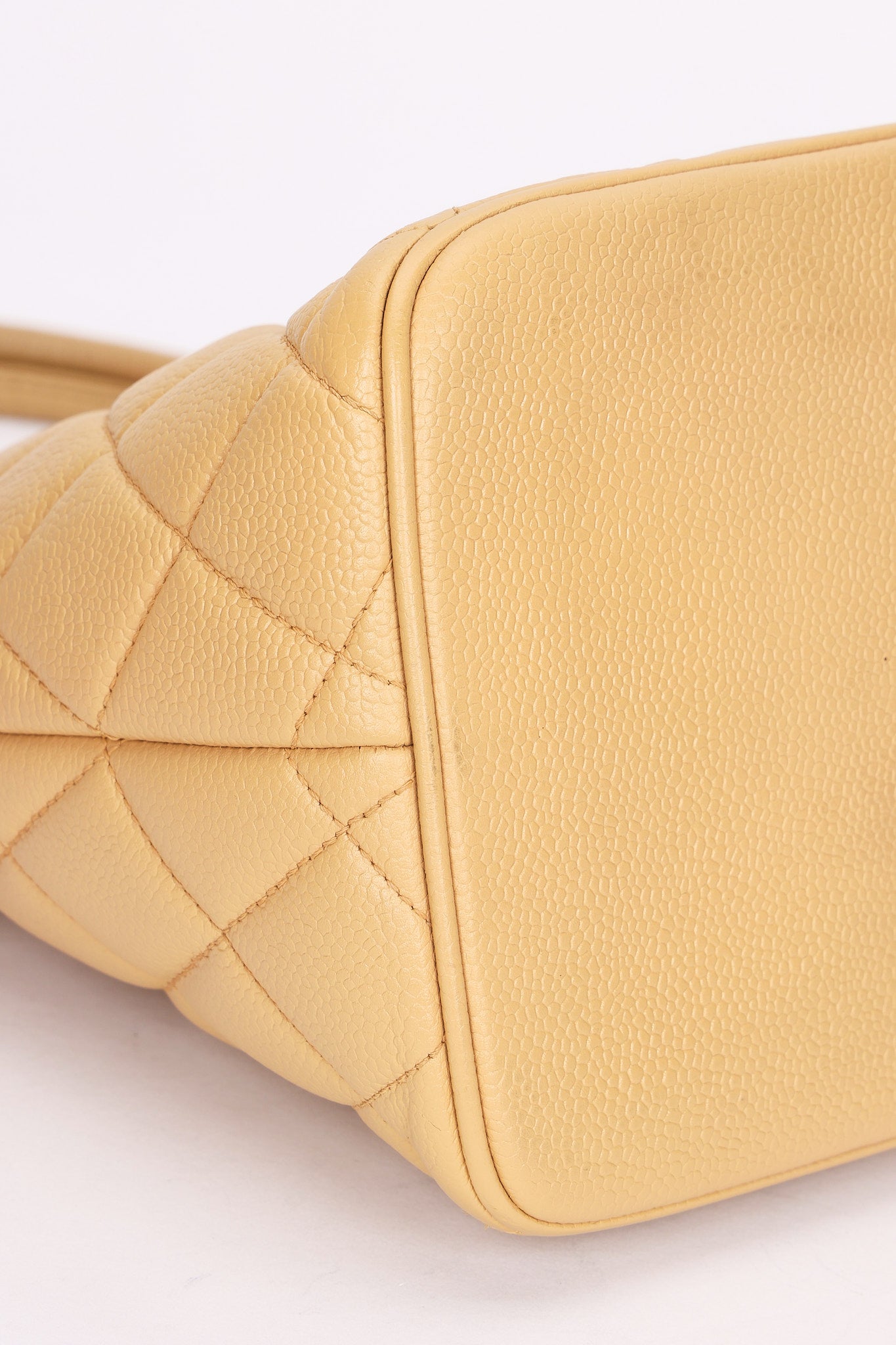 Chanel Timeless Medallion Tote Beige Caviar 2003 GHW