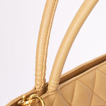 Chanel Timeless Medallion Tote Beige Caviar 2003 GHW