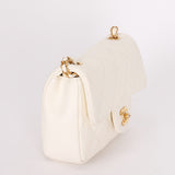 Chanel Heart Charms Mini Flap White Calfskin AGHW
