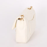 Chanel Heart Charms Mini Flap White Calfskin AGHW