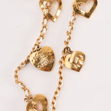 Chanel Heart Charms Mini Flap White Calfskin AGHW