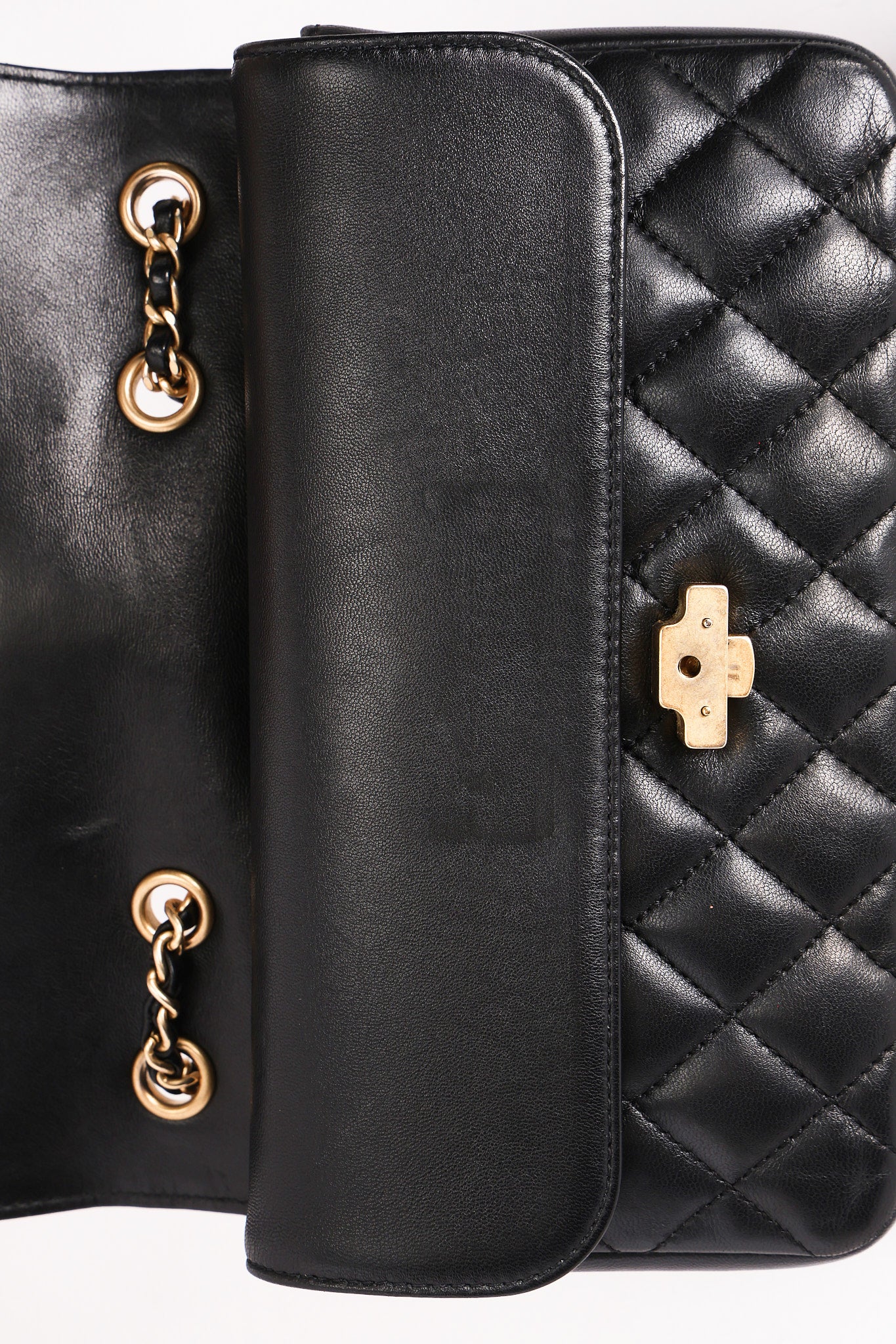 Chanel Bag Black Lambskin AGHW