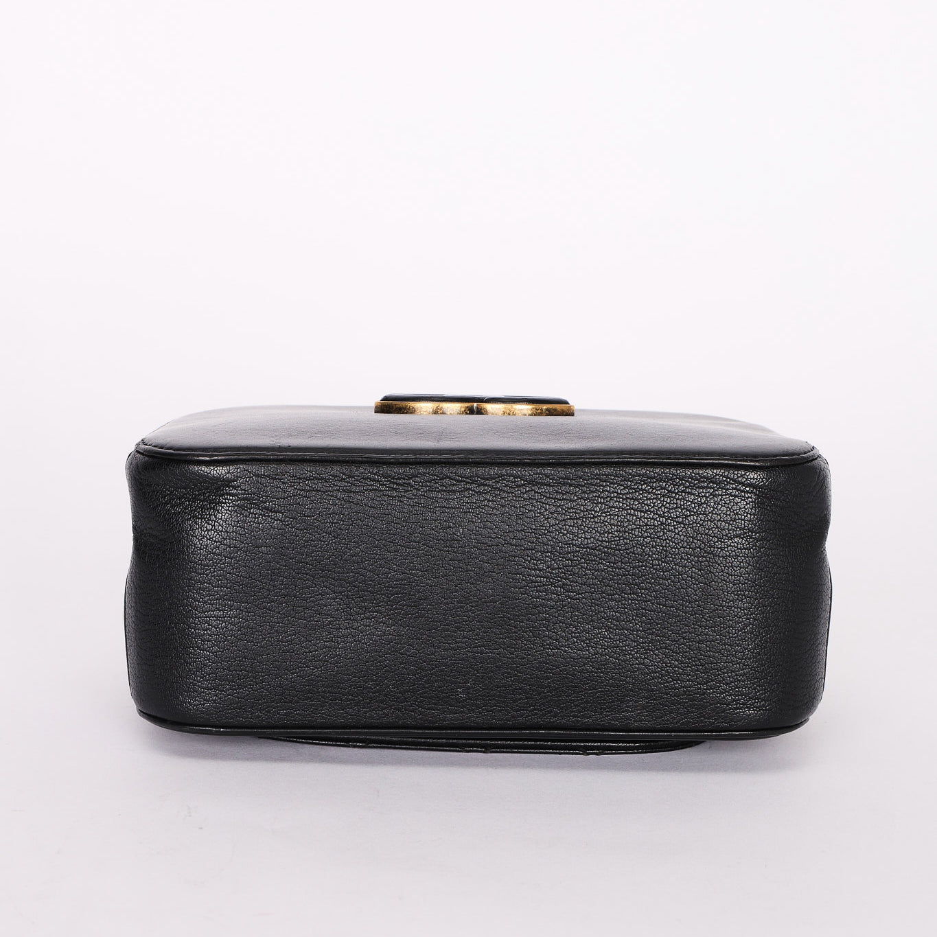 Chanel CC Top Handle Vanity Bag Black Calfskin AGHW