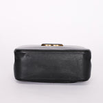 Chanel CC Top Handle Vanity Bag Black Calfskin AGHW