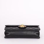 Chanel Chic Pearls Single Flap Black Calfskin AGHW