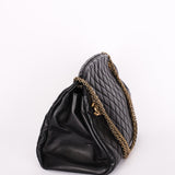 Chanel Just Mademoiselle Bowling Bag Black Calfskin AGHW