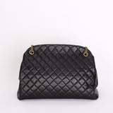Chanel Just Mademoiselle Bowling Bag Black Calfskin AGHW