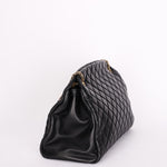 Chanel Just Mademoiselle Bowling Bag Black Calfskin AGHW