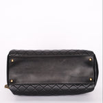 Chanel Just Mademoiselle Bowling Bag Black Calfskin AGHW