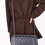Chanel Bag Navy Calfskin GHW