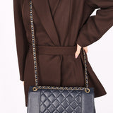 Chanel Bag Navy Calfskin GHW