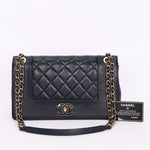 Chanel Bag Navy Calfskin GHW