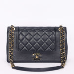 Chanel Bag Navy Calfskin GHW