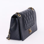 Chanel Bag Navy Calfskin GHW