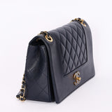 Chanel Bag Navy Calfskin GHW