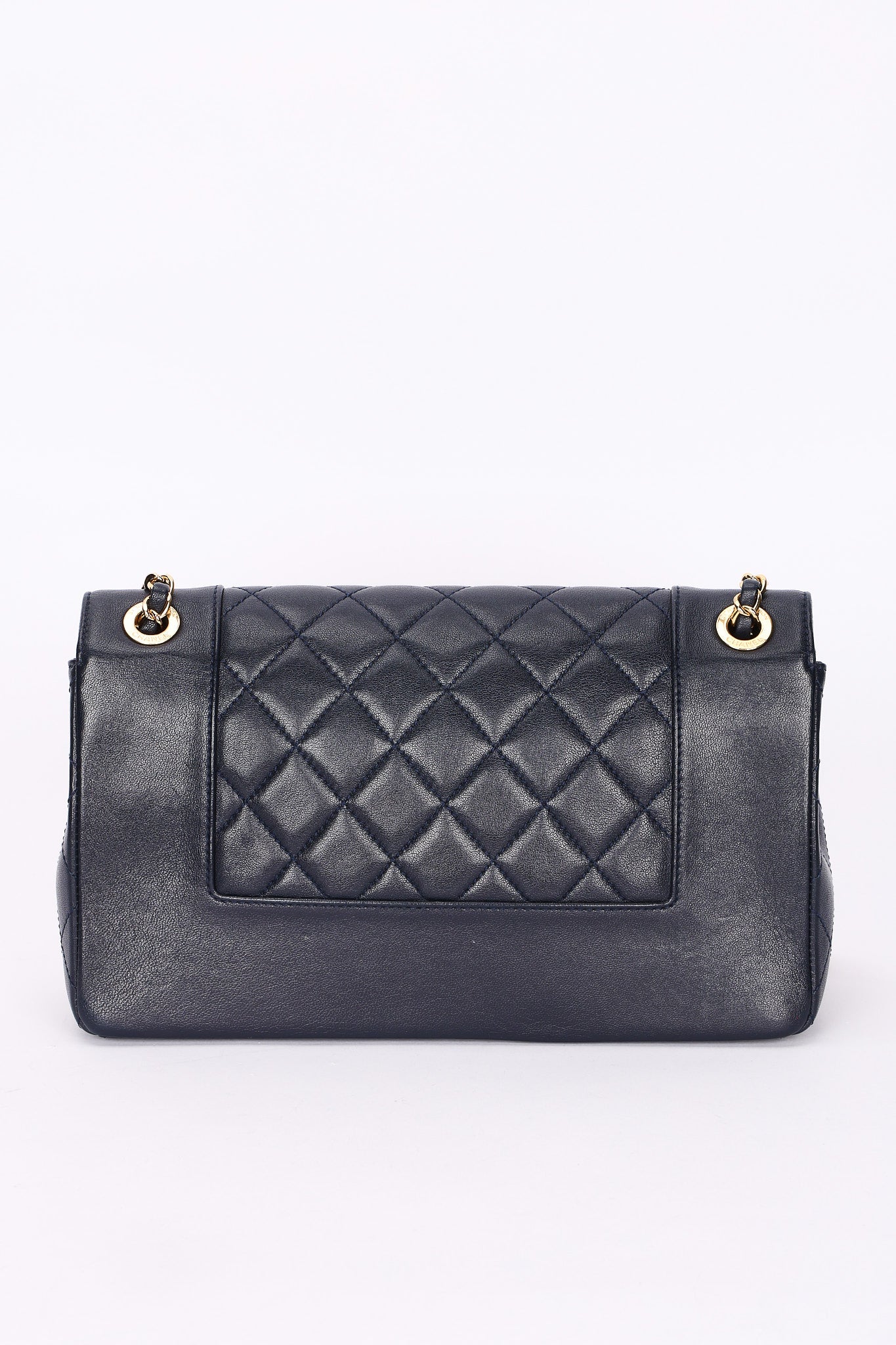 Chanel Bag Navy Calfskin GHW